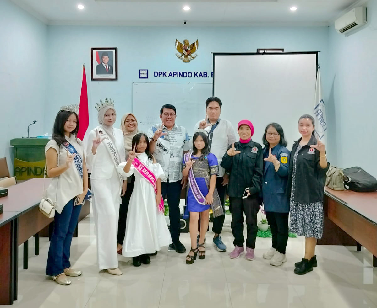 Audiensi Pengurus dan Model Yayasan Romasenta Gallery ke Graha DPK APINDO Kabupaten Bogor.
